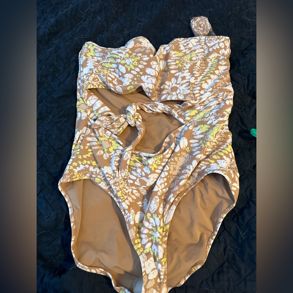 Aerie strapless one piece bathing suit NWT XXL